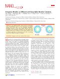 Cover page: Inorganic Micelles as Efficient and Recyclable Micellar Catalysts