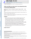 Cover page: PTBP1 and PTBP2 Serve Both Specific and Redundant Functions in Neuronal Pre-mRNA Splicing