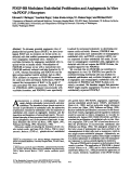 Cover page: PDGF-BB modulates endothelial proliferation and angiogenesis in vitro via PDGF beta-receptors.