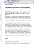 Cover page: Brain health INnovation Diplomacy: a model binding diverse disciplines to manage the promise and perils of technological innovation