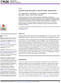 Cover page: Cysteine proteases in protozoan parasites