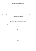 Cover page: The global energy transition and its contradictions: emerging geographies of energy and finance in Indonesia and California