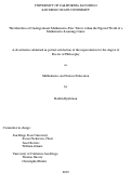 Cover page: The Identities of Undergraduate Mathematics Peer Tutors within the Figured World of a Mathematics Learning Center