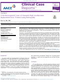 Cover page: A Yet Unrecognized Cause of Unusually High Levothyroxine Replacement Dose: Protein-Losing Enteropathy