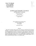 Cover page: Architectural tradeoffs in synthesis of pipelined controls