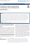 Cover page: Vertebrate cardiac regeneration: evolutionary and developmental perspectives