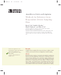 Cover page: Methods for Inference from Respondent-Driven Sampling Data