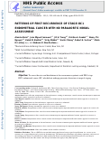 Cover page: Patterns of FIRST recurrence of stage IIIC1 endometrial cancer with no PARAAORTIC nodal assessment.