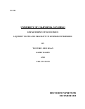 Cover page: Liquidity Flows and Fragility of business Enterprises