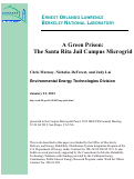 Cover page: A Green Prison: The Santa Rita Jail Campus Microgrid