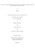 Cover page: A Mathematical Algorithm for Estimating the Rotational Diffusion Coefficients from X-ray Photon Correlation Spectroscopy Data