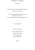 Cover page: Multiracials’ Affective, Behavioral and Identity-Specific Responses to Identity Denial