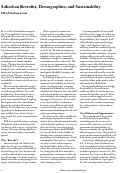 Cover page: Suburban Retrofits, Demographics, and Sustainability      [Retrofitting Suburbia]