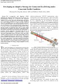 Cover page: Developing an Adaptive Strategy for Connected Eco-Driving under Uncertain Traffic Condition