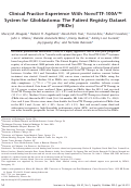 Cover page: ED-38AN UPDATED ANALYSIS OF PATIENT REGISTRY DATA ON NOVOTTF-100A ALTERNATING ELECTRIC FIELDS THERAPY FOR RECURRENT GLIOBLASTOMA