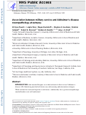 Cover page: Association between military service and Alzheimers disease neuropathology at autopsy.