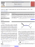 Cover page: Search for single b⁎-quark production with the ATLAS detector at s=7 TeV