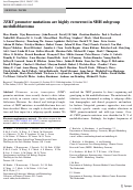 Cover page: TERT promoter mutations are highly recurrent in SHH subgroup medulloblastoma.