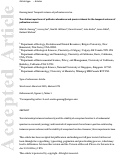 Cover page: The relative importance of pollinator abundance and species richness for the temporal variance of pollination services