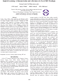 Cover page: Implicit learning: A demonstration and a revision to a novel SRT paradigm