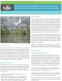 Cover page: Predicting the Effects of Climate Change on the Size and Frequency of Floods in the Sacramento-San Joaquin Valley