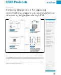 Cover page: A step-by-step protocol for capturing conformational snapshots of ligand gated ion channels by single-particle cryo-EM