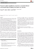 Cover page: Femoral condyle insufficiency fractures: associated clinical and morphological findings and impact on outcome