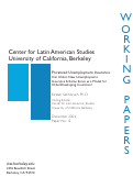 Cover page: Privatized Unemployment Insurance: Can Chile’s New Unemployment Insurance Scheme Serve as a Model for Other Developing Countries?