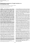 Cover page: Phylogenetic assessment of length variation at a microsatellite locus