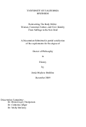 Cover page: Reinventing The Body Politic: Women, Consumer Culture, and Civic Identity from Suffrage to the New Deal