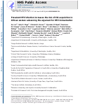 Cover page: Prevalent human papillomavirus infection increases the risk of HIV acquisition in African women: advancing the argument for human papillomavirus immunization