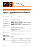 Cover page: Periodontal treatment and microbiome-targeted therapy in management of periodontitis-related nonalcoholic fatty liver disease with oral and gut dysbiosis