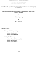 Cover page: Latent Profile Analysis-Derived Typologies of Systemic Sclerosis Patients Using Body Image Indicators