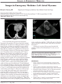 Cover page: Images in Emergency Medicine: Left Atrial Myxoma