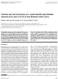 Cover page: Isolation and characterization of a wound inducible phenylalanine ammonia-lyase gene (LsPAL1) from Romaine lettuce leaves