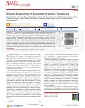 Cover page: Kirigami Engineering of Suspended Graphene Transducers