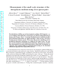 Cover page: Measurement of the small-scale structure of the intergalactic medium using close quasar pairs