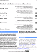 Cover page: Selectivity and robustness of sparse coding networks.