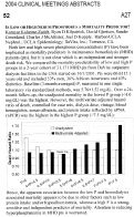 Cover page: Is low or high serum phosphorus a mortality predictor?