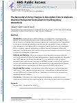 Cover page: The Necessity of Using Changes in Absorption Time to Implicate Intestinal Transporter Involvement in Oral Drug-Drug Interactions