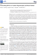 Cover page: Noncoding RNAs in Cardiac Hypertrophy and Heart Failure