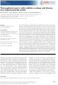 Cover page: Thoroughbred mare's milk exhibits a unique and diverse free oligosaccharide profile