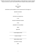 Cover page: The Effect of Floral ReTain™ (Aminoethoxyvinylglycine, AVG) Application on Flower Longevity, Ethylene Generation, Pollen Tube Growth and Yield in Arbequina Olives (Olea Europaea)