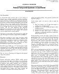 Cover page: Postural Tachycardia Syndrome: A Case Review