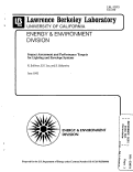 Cover page: Impact Assessment and Performance Targets for Lighting and Envelope Systems