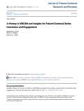 Cover page: A History of #BCSM and Insights for Patient-Centered Online Interaction and Engagement