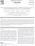 Cover page: Atomic force microscopy investigation of Mason–Pfizer monkey virus and human immunodeficiency virus type 1 reassembled particles