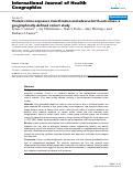 Cover page: Violent crime exposure classification and adverse birth outcomes: a geographically-defined cohort study