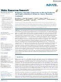 Cover page: Hydrology Outweighs Temperature in Driving Production and Export of Dissolved Carbon in a Snowy Mountain Catchment