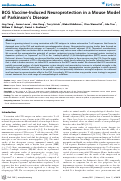 Cover page: BCG Vaccine-Induced Neuroprotection in a Mouse Model of Parkinson's Disease